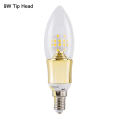 Miniatyrbillede 1 af 10: MiniCrystal pære LED pære 9W TIP HEAD 9W TIP HEAD 9W Tip Head