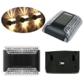 Miniatyrbilde 6 av 10: 4 STK LED Solar Powered Lights Gjerde Sollys Lampe 4 STK-VARM 4pcs-Warm Light