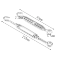 Miniatyrbilde 3 av 10: 2stk Sperre wirestrammer M4 M4 M4