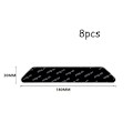 Miniatyrbilde 1 av 10: Sklisikkert klistremerke Teppefeste SVART MAKROTRAPESOID black macrotrapezoid-macrotrapezoid