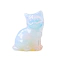Miniatyrbilde 1 av 10: Naturlig krystall kattefigur Fortune Cat Statue 10 10 10