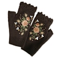 Pikkukuva 1 / 10: Neulotut Fingerless Gloves Fingerless Gloves TUMMANRUSKEA dark brown