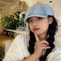 Pikkukuva 9 / 10: Kahdeksankulmainen Cap Beret Cap TUMMAN SININEN TUMMANSINIS dark blue