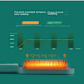 Miniatyrbild 6 av 10: 2 i 1 hårrulleborste RÖD EU EU Red EU-EU