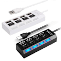 Miniatyrbillede 5 af 10: USB HUB Adapter SORT black