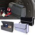 Miniatyrbild 4 av 8: Car Boot Tidy Bag Förvaringslåda Hopfällbar Trunk Organizer black