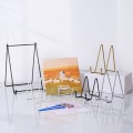 Miniatyrbild 3 av 8: Iron Display Stand Wire Iron Easel WHITE M white M