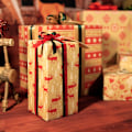 Miniatyrbild 10 av 11: 2 ark 50*70 cm julklappspapper DIY-påse 4 4
