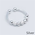 Miniatyrbilde 1 av 10: Fidget Beads Ringer Ansiengsring SØLV silver