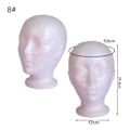 Miniatyrbilde 6 av 10: Head Model Foam Mannequin 8 8 8