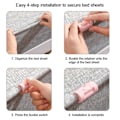 Miniatyrbilde 7 av 10: 8 stk Dynetrekk Clips Teppeholder C C C