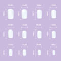 Miniatyrbilde 2 av 4: False Nails Square Head Cherry Red