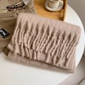 Miniatyrbillede 1 af 10: Vinter Cashmere tørklæde Lang kvast tørklæder KHAKI Khaki