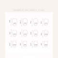 Miniatyrbilde 3 av 10: Falske Nails Fake Nails W1063 W1063 W1063