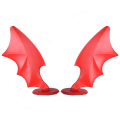 Pikkukuva 1 / 10: 2 kpl kypärän koristelu Angel Devil Wings -tarrat RED DEVIL red devil wings-devil wings