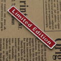 Pikkukuva 8 / 10: Car Limited Edition -tarra Limited Edition Metal Badge PUNAINEN PUNAINEN Red