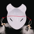 Miniatyrbilde 10 av 10: Fox Fairy Mask Cosplay Mask TYPE E TYPE E Type E