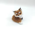 Pikkukuva 1 / 10: Simulaatio Furry Fox Malli Kettu Figuurit RUSKEA C C Brown C-C