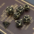 Miniatyrbilde 5 av 10: 7 stk DND Metal Terningsett Spill Terning 07 07 07