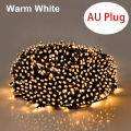 Miniatyrbillede 1 af 10: 1 Stk LED String Light Jule Decor Light AU STIK-VARM HVID AU Plug-Warm White