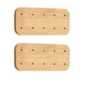 Pikkukuva 1 / 6: 2kpl Puinen Pegboard Pegboard 2kpl 2pcs