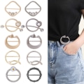 Miniatyrbild 5 av 10: 4st Scarf Spänne Scarf Ring GULD #01 #01 Gold #01-#01