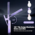 Miniatyrbild 3 av 10: Telefon Fill Light Selfie Mirror Selfie Reflector Speglar LILA Purple