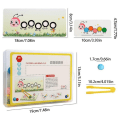 Miniatyrbilde 2 av 9: Clip Beads Game Interactive Toys Color Matching Beads Game