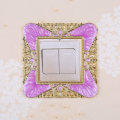 Miniatyrbilde 6 av 10: Enkel lysbryter deksel Sokkel Surround Frame ROSA pink