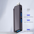 Miniatyrbild 3 av 10: USB 3.0 Hub Type-C Expander USB TYPE-C PLUG USB TYPE-C PLUG USB Type-C Plug