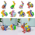 Pikkukuva 10 / 10: Graffiti Bunny Patsas Kanin askartelu 7-MINI Rabbit 7-MINI Rabbit