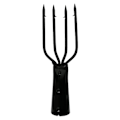Miniatyrbillede 1 af 10: Fiskespyd Harpun Gaffel Fisk Pigthakket Spyd Gig Fork 4 GRUNDER 4 Prongs