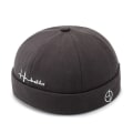 Miniatyrbillede 1 af 10: Bomuld Docker Cap Beanie Hatte GRÅ GREY