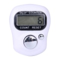 Miniatyrbild 1 av 10: Elektronisk Finger Counter Finger Ring Timer VIT white