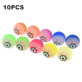 Miniatyrbillede 1 af 10: 10 stk Bouncy Eyeball Bouncy Ball Halloween Terror Prop Color Random