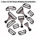 Miniatyrbild 5 av 10: 2/4 st Webbing Strap Spänne Slider Fastener 3 3 3