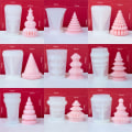 Miniatyrbilde 2 av 10: Stearinlys Silikonform Kakeharpiksform 06 06 06
