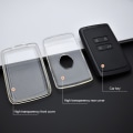 Miniatyrbilde 7 av 10: Bilnøkkeletui Nøkkelvesken Deksel TRANSPARENT SORT TRANSPARENT SORT Transparent black