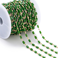 Miniatyrbillede 1 af 10: 1Meter Cube Beads Chains Bead Chain GRØN green