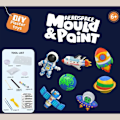 Miniatyrbillede 4 af 10: Dinosaur Series Gips Astronaut Gips A A A