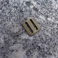 Miniatyrbillede 7 af 10: 5 stk Tri Glide Slider Ladder Låsespænder SORT 2MM Black 2mm