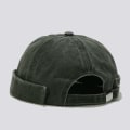 Miniatyrbillede 5 af 10: Brimless Docker Cap Skullcap Hatte SORT black