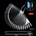 Miniatyrbilde 1 av 6: Nail Display Sticks Practice Display Nail Tip Stick A2 A2 A2