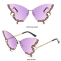 Miniatyrbilde 9 av 10: Butterfly solbriller Lilla solbriller for kvinner GRADIENT BROWN Gradient brown