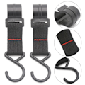 Miniatyrbillede 5 af 10: 1/2 stk Tactical Carabiner Bælte D-Ring Karabinhage SORT 1 STK. Black 1pcStyle 2-Style 2