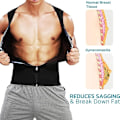 Miniatyrbillede 10 af 10: Compress Zipper Vest Shaping Vest 4XL 4XL 4XL