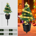 Miniatyrbilde 1 av 9: Solar Juletre Jul LED Lys Tre VARM LYS VARM WARM LIGHT