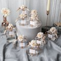 Miniatyrbillede 8 af 10: 10 STK Bryllupsfavoritæske Chokolade Slikæsker FROST BLUE FROST Frost blue