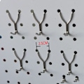 Miniatyrbillede 4 af 8: 20 stk. Pegboard Kroge Display Kroge Opbevaringsstativer 20PCS