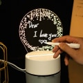 Miniatyrbillede 3 af 10: Led Message Board Akryl Note Board 2 2 2